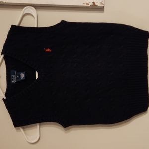 Polo by Ralph Lauren sleeveless cableknit sweater